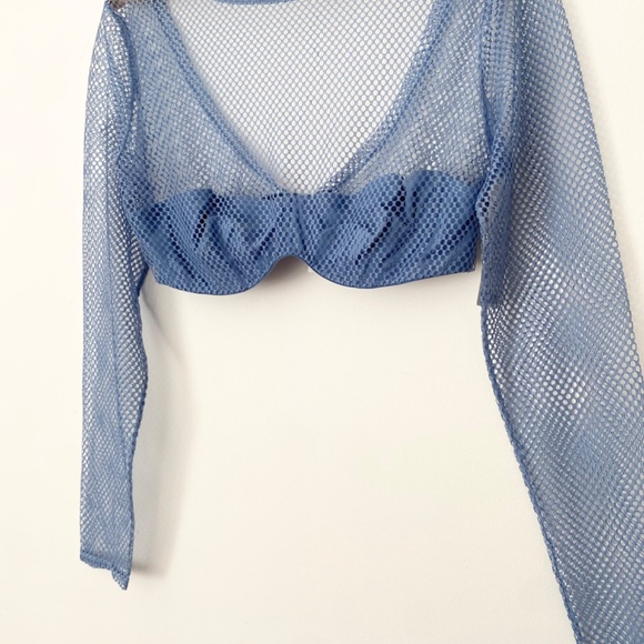 Urban outfitters under overdrive mesh long sleeve top - Picture 5 of 7